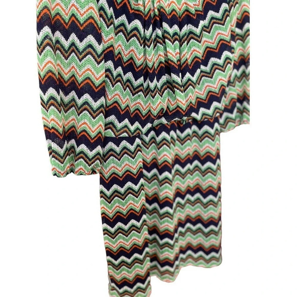 Jodi Kristopher Women's Chevron Multicolor Blouson Dress Size XL - Picture 4 of 7